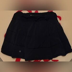 Lululemon Black Pace Rival Skirt! Size 4